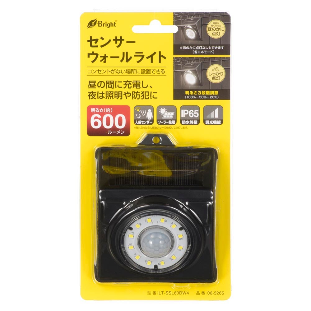 E-Bright ���󥵡���������饤�� �����顼 600�롼����LT-SSL60DW4 06-5265
