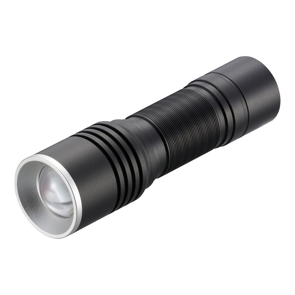 遠射光LEDフラッシュライト 525ルーメン｜LHA-LD3A3F-K 08-1356｜通販