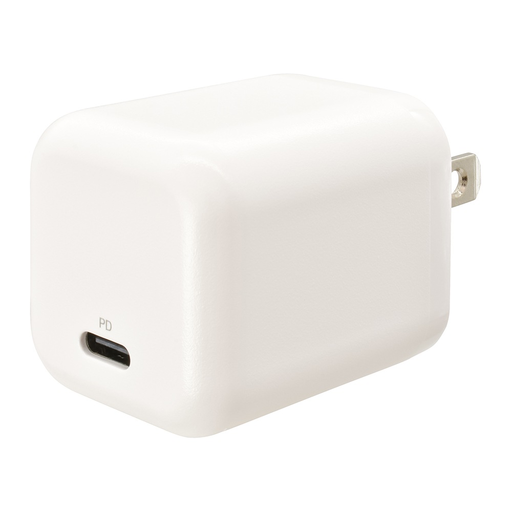 AudioComm PD対応 AC充電器 Type-C 20W｜MAV-AP20WC-W 01-7365｜通販