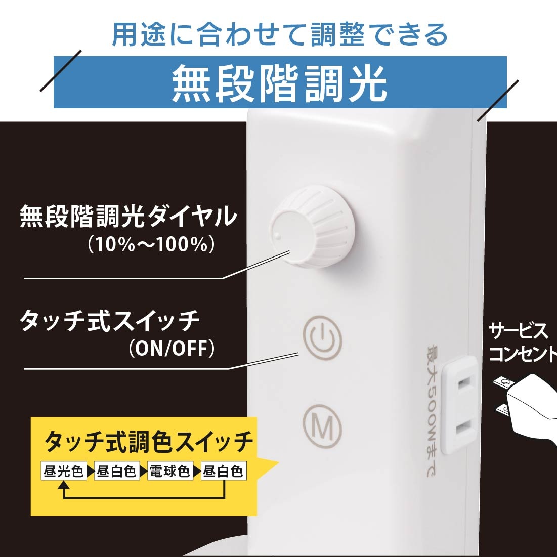 LED�ǥ����饤�� Ĵ����Ĵ����ǽ�դ���DS-LE95CG-W/RA93 06-3685