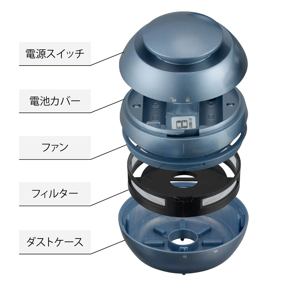 卓上そうじ機 ブルー｜JIM-C03-BL 00-5639｜通販ならオーム電機ダイレクト
