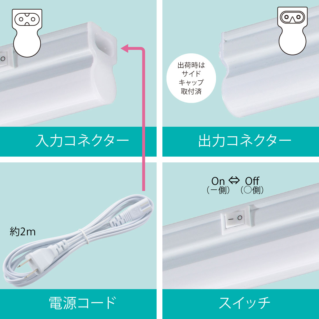 LED�����֥饤�ȥ����饤�ȥС� 900mm �������LT-FLE900D-HN 06-5106