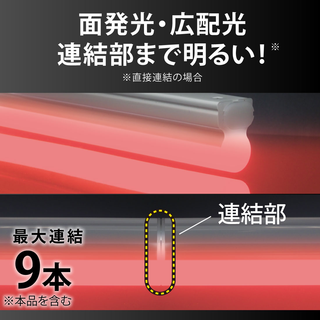 Ϣ����LED�����֥饤�ȥ���� �饤�ȥС� 300mm �ֿ���LT-FLE300R-HL 06-5113