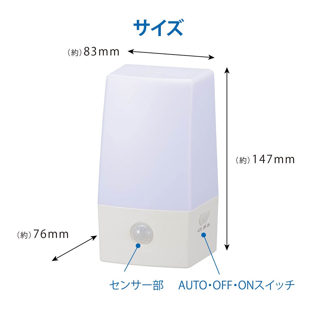 LED���󥵡��饤�� �ʹ����ť��󥵡���NIT-BLA6JSL-WN 06-0142