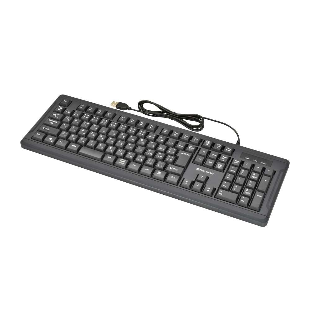 PCGEAR 有線USBゲーミングキーボード｜PC-SKREX301-K 01-7280｜通販