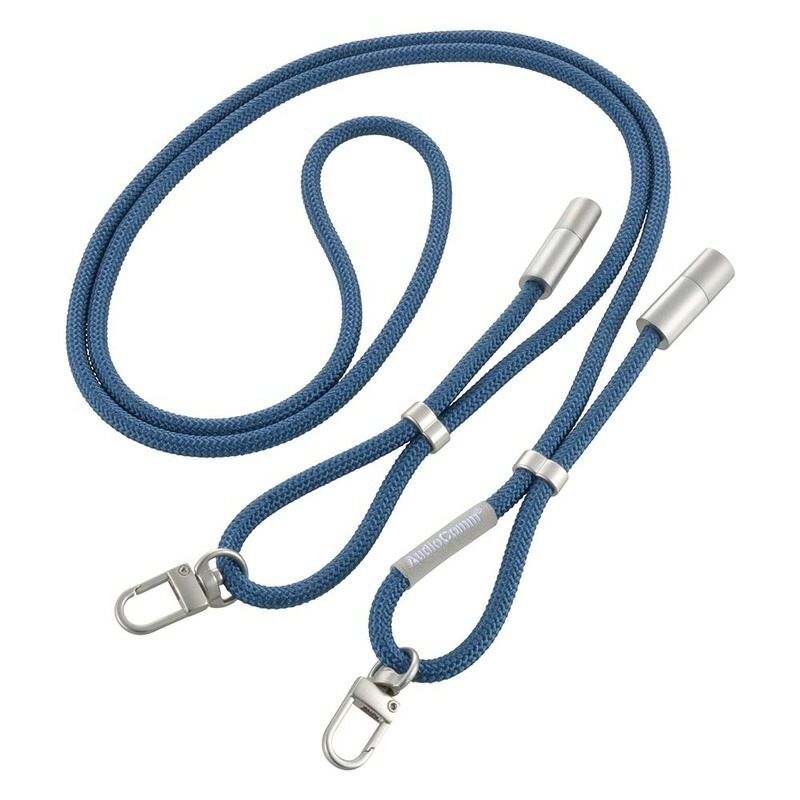 点と線　ブルー　ストラップ付き 点と線 ブルー ストラップ付き