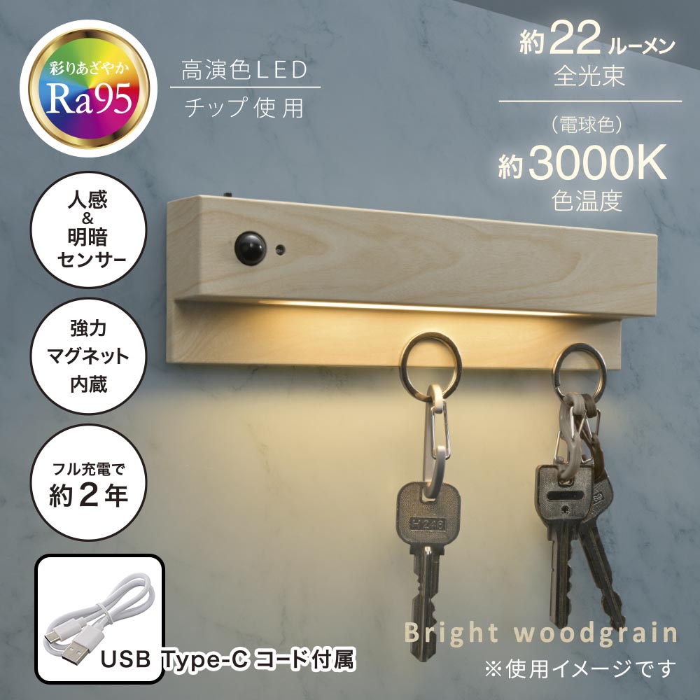 LED�ʥ��ȥ饤�� �ʹ������ť��󥵡��դ� ���뤤����Ĵ��NIT-BK10-W 06-3813