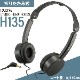 AudioComm ���ƥ쥪�إåɥۥ� �ޤꤿ���߼� �֥�å���HP-H135N 03-1944