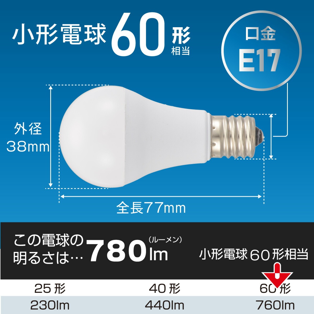 LEDŵ微E17 60 ŵ忧 2LDA6L-G-E17 AG62P 06-5548