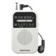 AudioComm 2�Х�ɥݥ��åȥ饸�� �ۥ磻�ȡ�RAD-P127N-W 03-7251