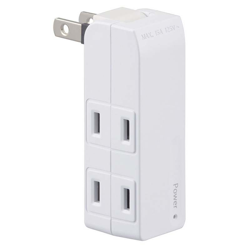 発煙ガードマイクロタップ 4個口｜HS-TM4HU3-W 00-5440｜通販なら