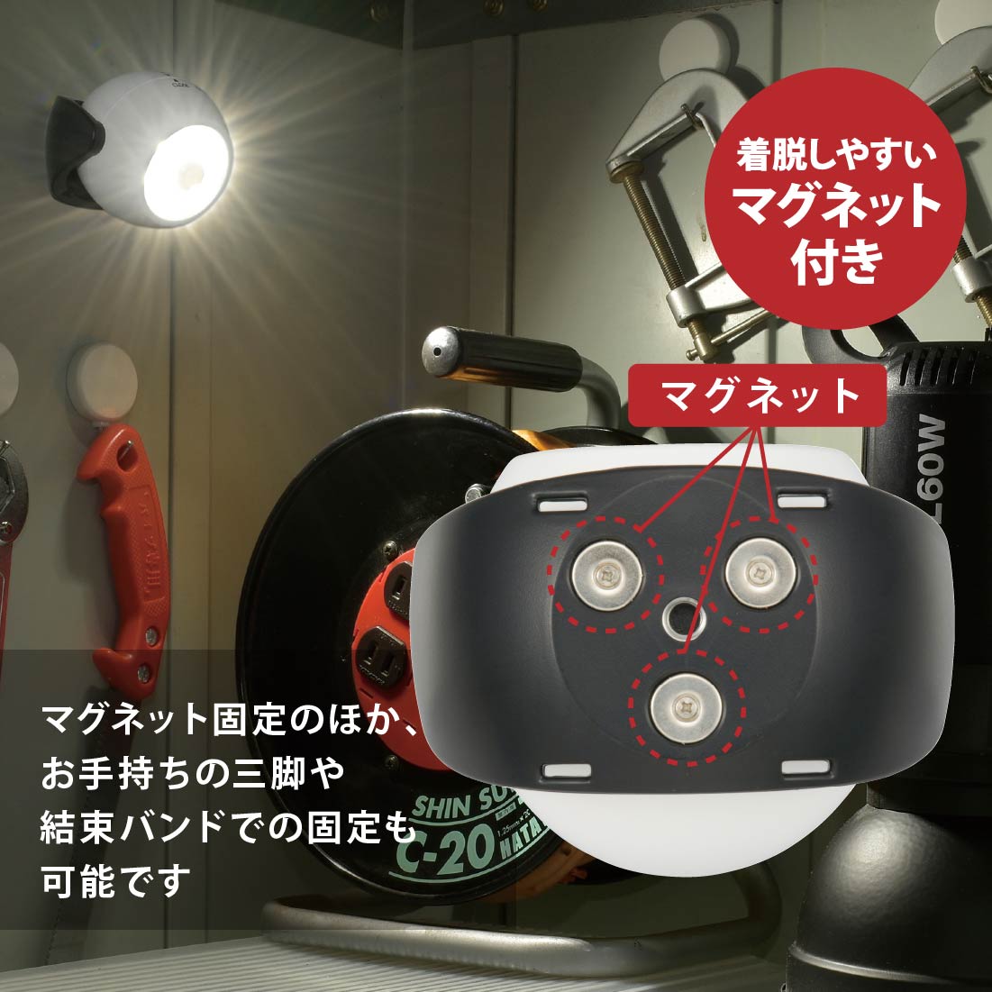 LED���󥵡��饤�� �����Ӽ� 100�롼����NIT-BLA100JM-3W 06-5052