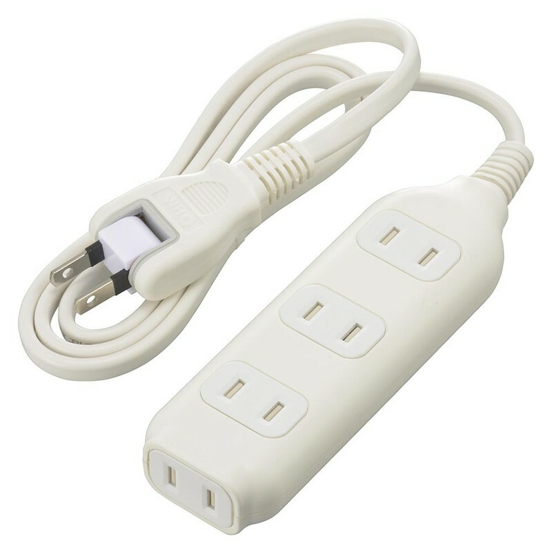 テーブルタップ TAP-261【OAタップ】シンプルな6個口タップ。ユリア樹脂材採用で強度