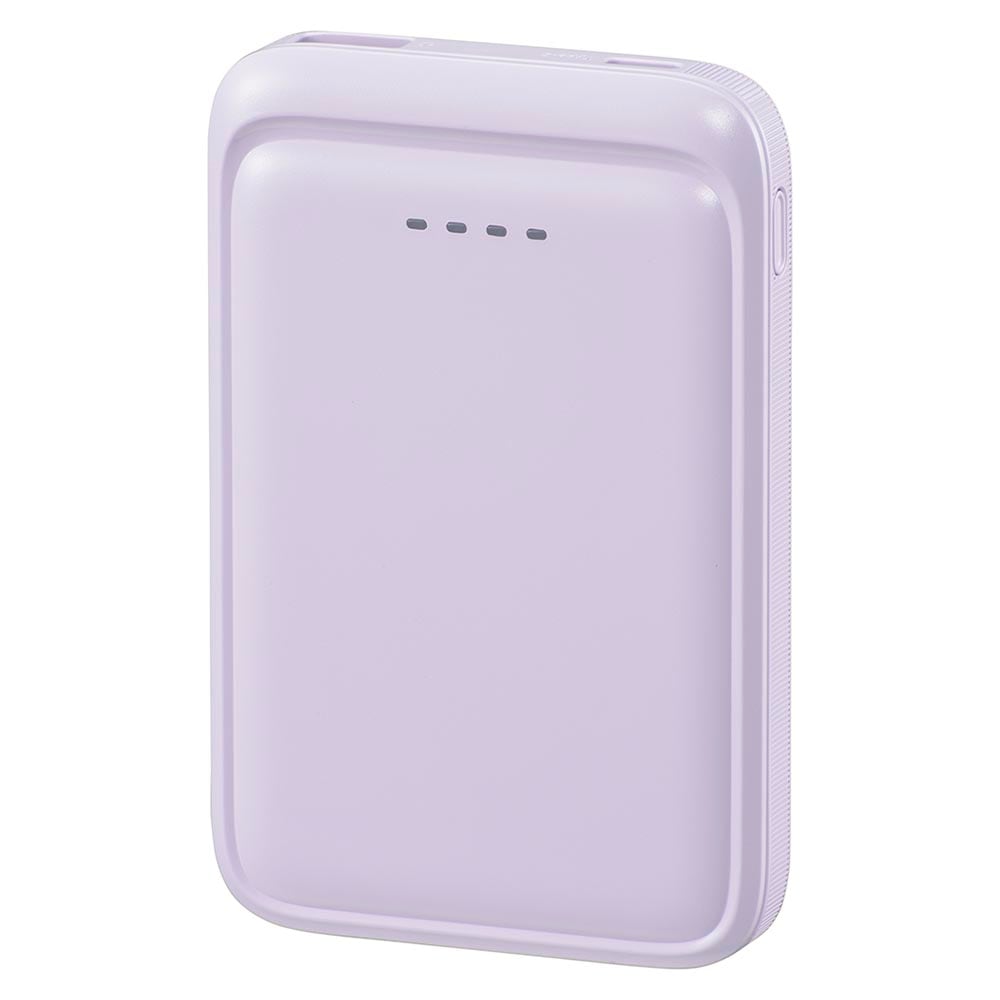 SmartComm モバイルバッテリー 5000mAh ラベンダーミスト｜SMP-MB50-PU