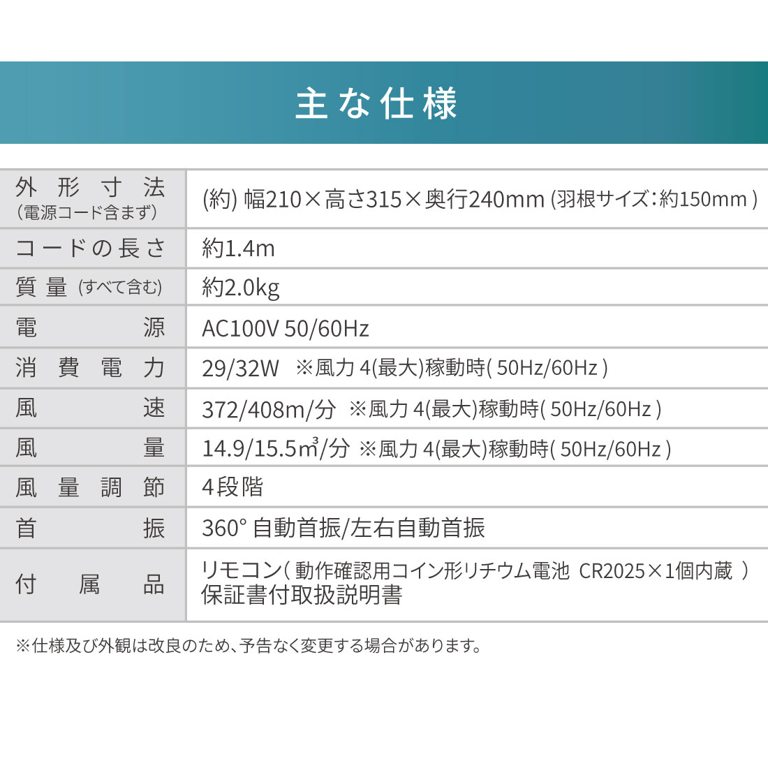 360�륵������졼���� ��⥳���դ� �ۥ磻�ȡ�FF-SQ836AC 00-6420