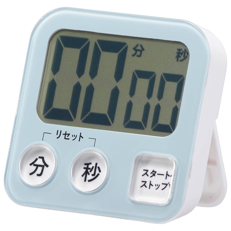 大画面デジタルタイマー ブルー｜COK-T131-A 08-1458｜通販ならオーム