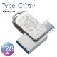 PCGEAR USB���꡼ 128GB TypeC&TypeA�б���PC-MC128G-S 01-0065