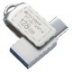 PCGEAR USB���꡼ 128GB TypeC&TypeA�б���PC-MC128G-S 01-0065