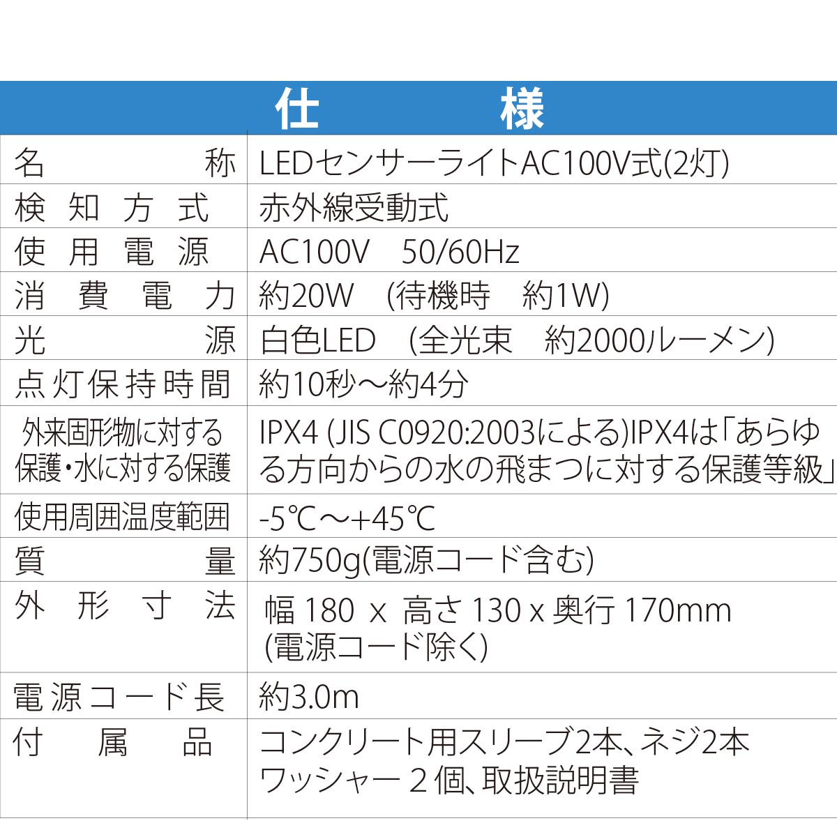 monban LED󥵡饤 2LS-AS2000K4-K 06-4288