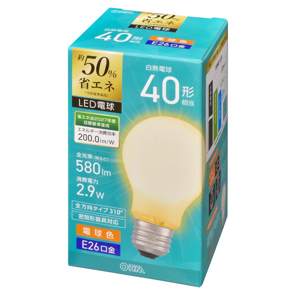 �ʥ���LED�ŵ� E26 40������ �ŵ忧��LDA3L-G C5 06-5731