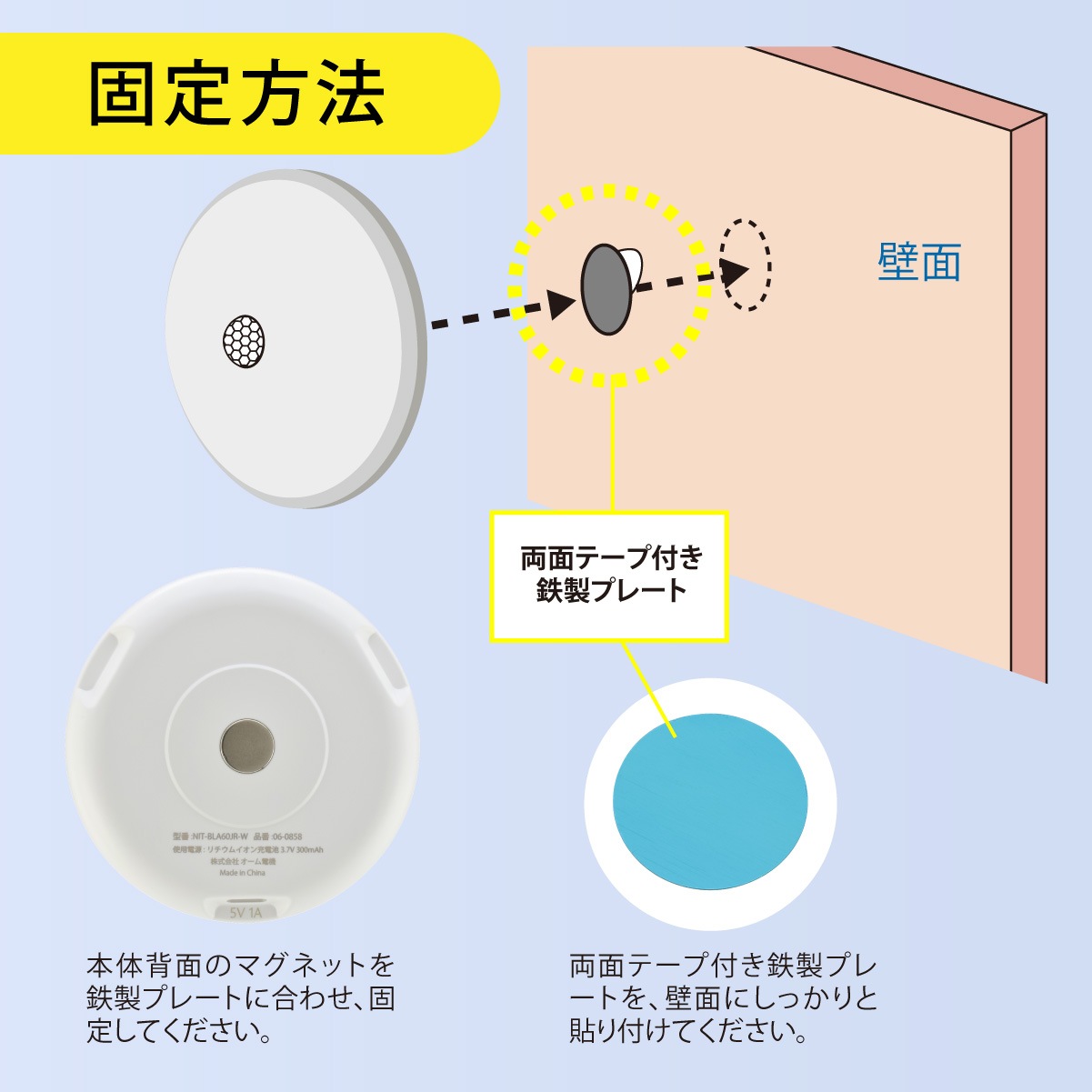 LED󥵡饤ȡNIT-BLA60JR-W 06-0858