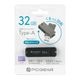 PCGEAR USB3.1Gen1��USB3.0�˥ե�å������ 32GB �֥�å���PC-MAS32G-K 01-3934