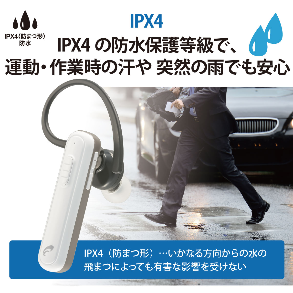 AudioComm �磻��쥹���󥰥륤��ۥ� �ۥ磻�ȡ�HST-W52N-W 03-0419