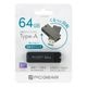 PCGEAR USB3.1Gen1��USB3.0�˥ե�å������ 64GB �֥�å���PC-MAS64G-K 01-3935