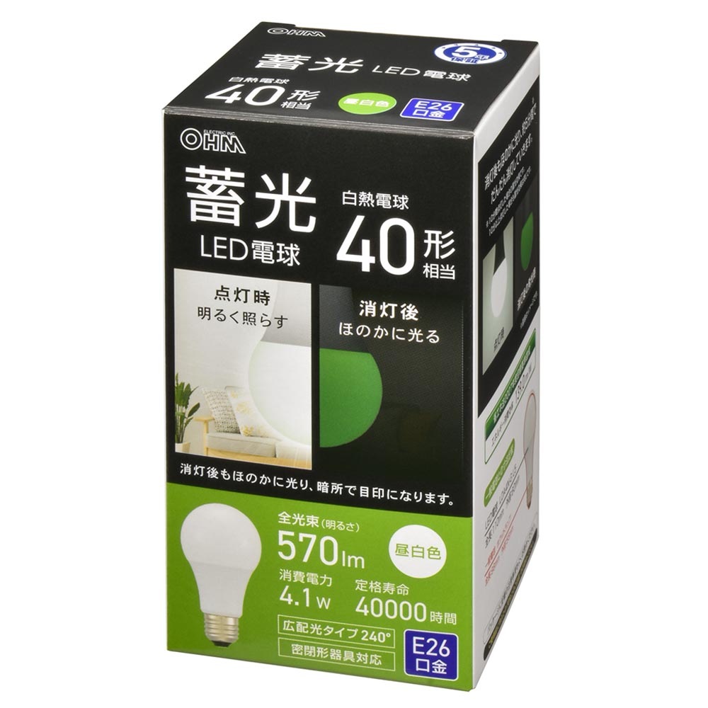�߸�LED�ŵ� E26 40������ ���򿧡�LDA4N-G L5 06-5742