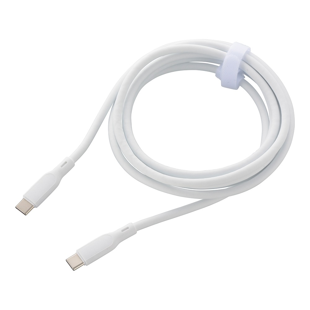 AudioComm �ʤ�餫�����֥� USB-C to C 2m �ۥ磻�ȡ�SMT-L20SCC-W 01-7339