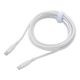 AudioComm �ʤ�餫�����֥� USB-C to C 2m �ۥ磻�ȡ�SMT-L20SCC-W 01-7339