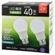 LED�ŵ� E26 40������ ���� 2������LDA4N-G AG59 2P 06-5464