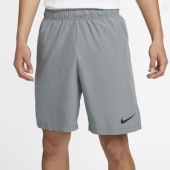 ナイキ Nike DF フレックス ウーブン ショート 9インチ トレーニングパンツ・ハーフパンツ DM6618-084(スモークグレー/パーティクルグレー/(ブラック))
