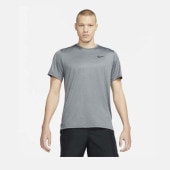 ナイキ Nike ハイパー DRIーFIT S/S トップ 半袖Tシャツ CZ1182-010(ブラック/アイアングレー/ヘザー/(ホワイト))