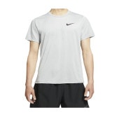 ナイキ Nike ハイパー DRIーFIT S/S トップ 半袖Tシャツ CZ1182-073(パーティクルグレー/グレーフォグ/ヘザー/(ブラック))
