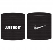 ナイキ Nike ドライフィット テリー リストバンド 2PK スポーツアクセサリー BN2049-010(ブラック/ホワイト)