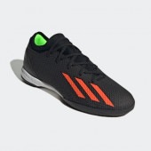 アディダス adidas エックス スピードポータル.3 IN フットサルシューズ GW8465(コアブラック/ソーラーレッド/チームソーラーグリーン )