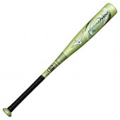 ミズノ MIZUNO 少年軟式用ヒッティングナビ(FRP製/68cm/平均380g) ジュニア軟式バット 1CJFY12568-40(ライム)