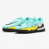 ナイキ Nike ジュニア ファントム GT2 アカデミー TF ジュニアサッカートレーニングシューズ DC0817-407(グレイシャーアイス/ブラック/イエローストライク/サンセットグロウ/ココナッツミルク)