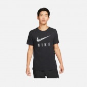 ナイキ Nike DF ラン デビィジョン S/S Tシャツ ランニングTシャツ DR7663-010(ブラック)