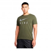 ナイキ Nike DF ラン デビィジョン S/S Tシャツ ランニングTシャツ DR7663-325(カーゴカーキ)