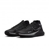 ナイキ Nike リアクト ペガサス トレイル 4 GTX DJ7926-001(ブラック/ウルフグレー/リフレクトシルバー) ランニングシューズ