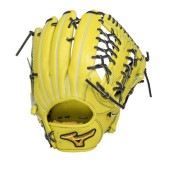 ミズノ MIZUNO 硬式用 ミズノプロ限定皮革【外野手用:サイズ18N】 1AJGH27107-40(ナチュラルライム) 硬式グローブ
