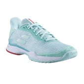 バボラ BABOLAT ジェット テレ サンドグラス W(砂入り人工芝) 31S23760-4103(ユッカ×ホワイト) テニスシューズ