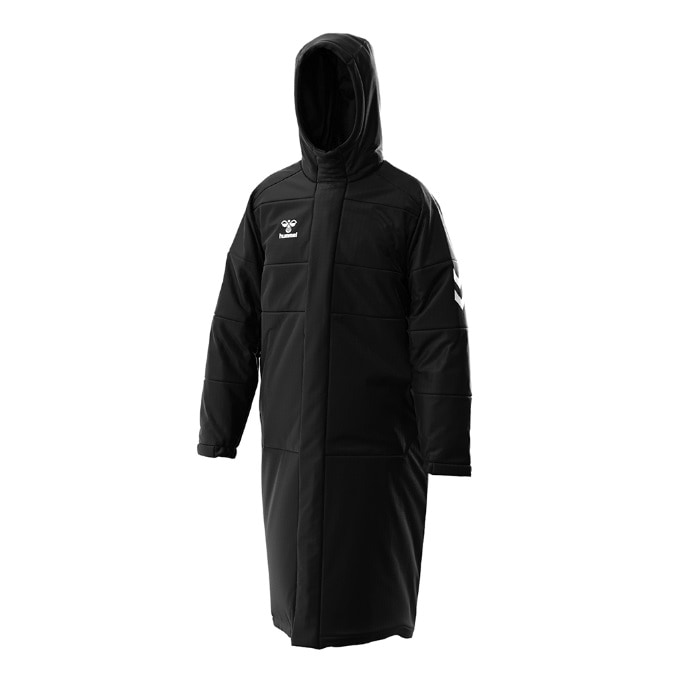 ヒュンメル hummel 中綿ロングコート HAW8107-90(ブラック) サッカー