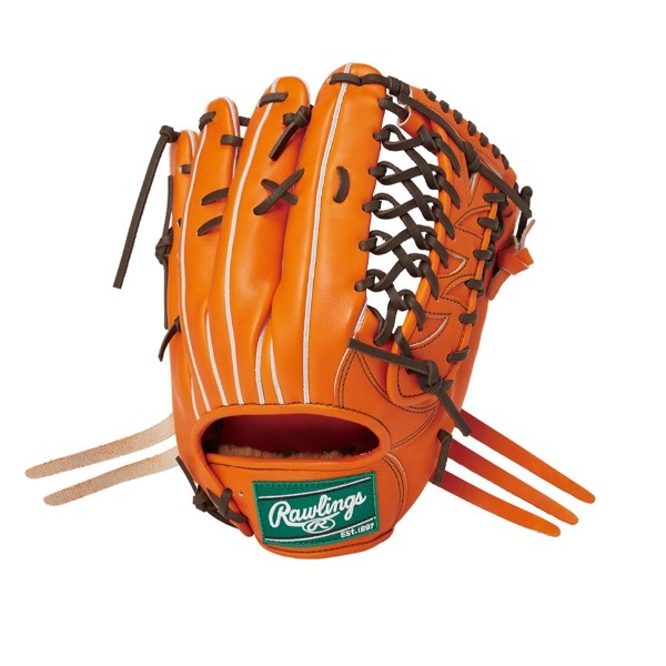 ローリングス　軟式グローブ外野手用　オレンジ 軟式 HOH® THE RAWLINGS [外野手用] サイズ 13 | グラブ