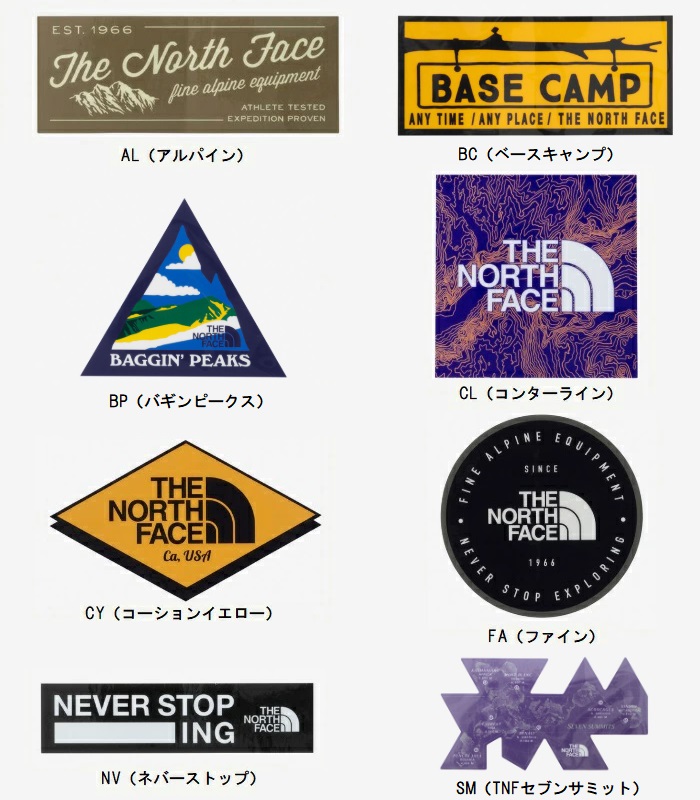 ザ・ノース・フェイス THE NORTH FACE TNFプリントステッカー NN32514
