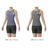スピード Speedo 【すらっとセパ】フィットネスセパレーツ(カバーバック・ミドルレッグ・差し込みパッド)【返品不可商品】 AS5FWF46L レディース水着