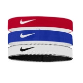 ナイキ Nike フレックス クラシック ワイドヘッドバンド 3本パック BN2001-648(レッド/ゲームロイヤル/ホワイト) スポーツグッズ・ヘアーバンド