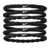 ナイキ Nike フレックス ヘアタイ 6本パック BN2085-091(ブラック/ブラック/ホワイト) スポーツグッズ・ヘアーバンド
